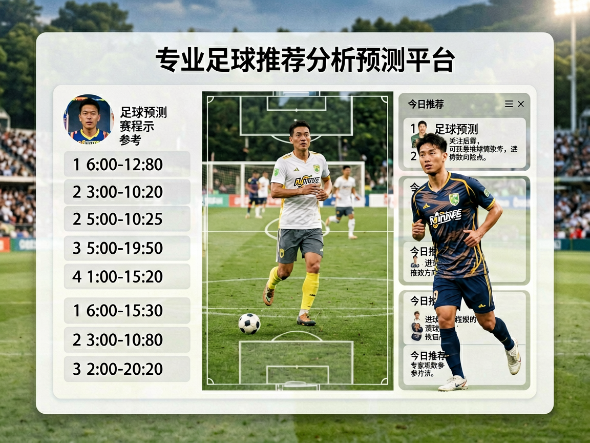 足球赛程表展示，包含多场比赛时间